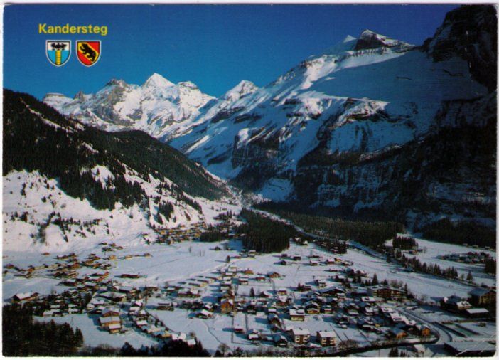 Cartes postales: Kandersteg mit Blümlisalp – D'occasion à Binningen par Mountainrider