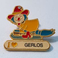 Z895 - Pin Hexe auf Besen & Ski I Like GERLOS
