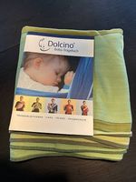 Dolcino Babytragtuch, Grün, mit Heft - gut erhalten