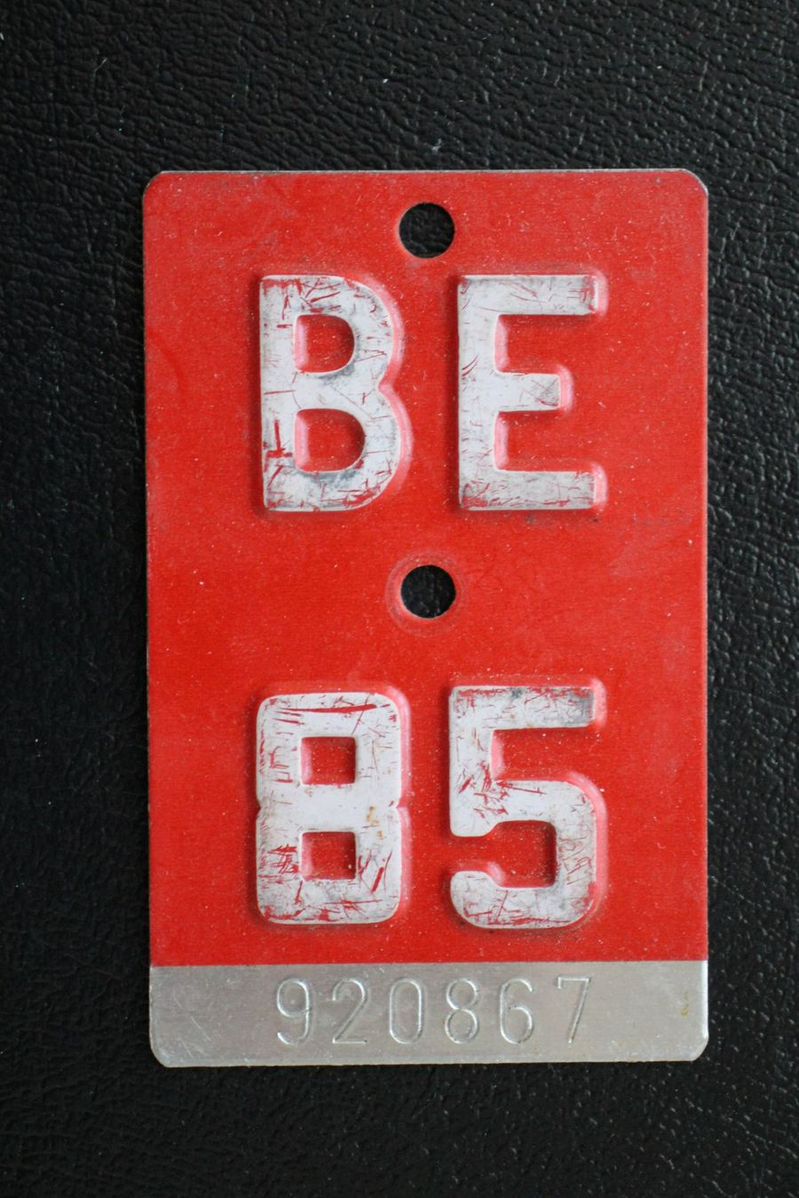 Insegne: Velonummer BERN 1985 – Usato da Wiedlisbach venduto da han_n6ff