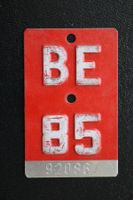 Velonummer BERN 1985
