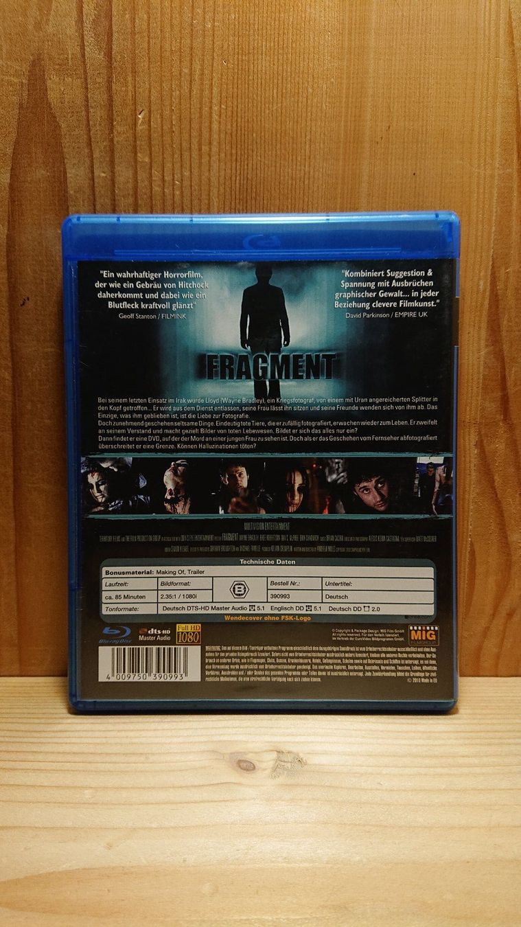 Alle DVDs: FRAGMENT Blu-Ray – Gebraucht aus Wilderswil von Exebub 1