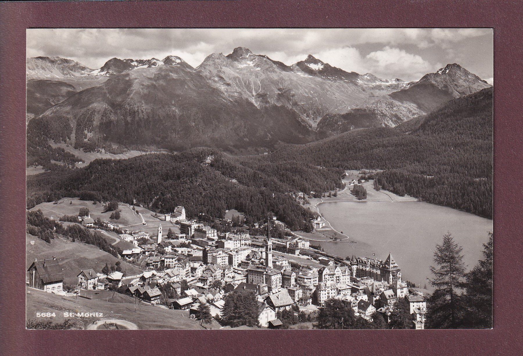 Ansichtskarten: ST. MORITZ – Gebraucht aus Pully von nicecards