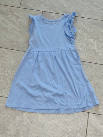 Kleid hellblau Grösse 122/128 H&M