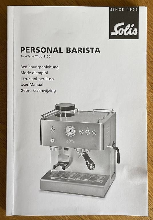 Solis Macchine per caffè & Macchine per espresso: Solis Personal Barista (Typ 1150) – Usato da Bern venduto da Zentro 2