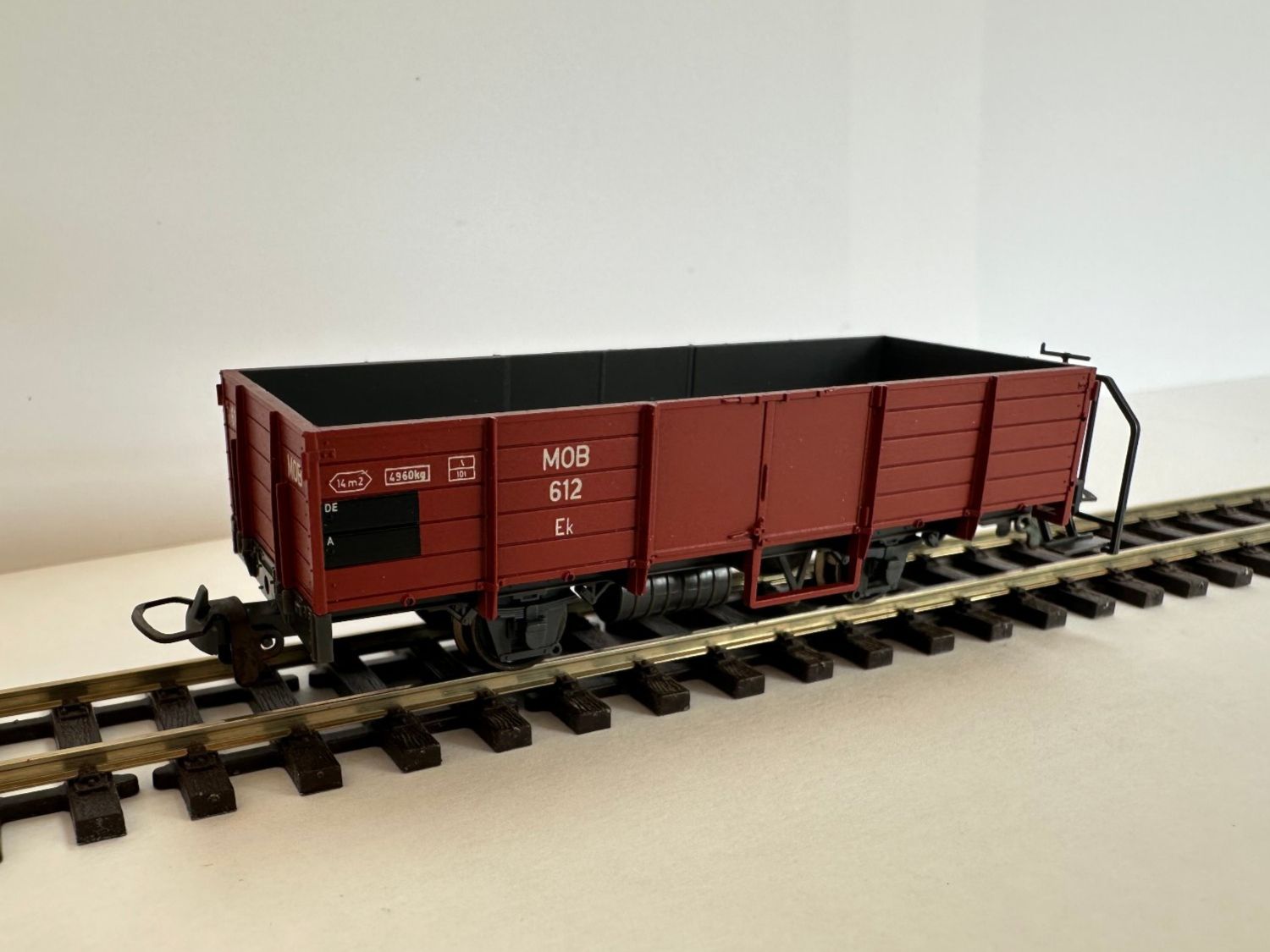 Bemo Modellini di ferrovie: Bemo - MOB Ek 612 - Hochbordwagen – Nuovo e nell'imballaggio originale da Domat/Ems venduto da mmx4001 1
