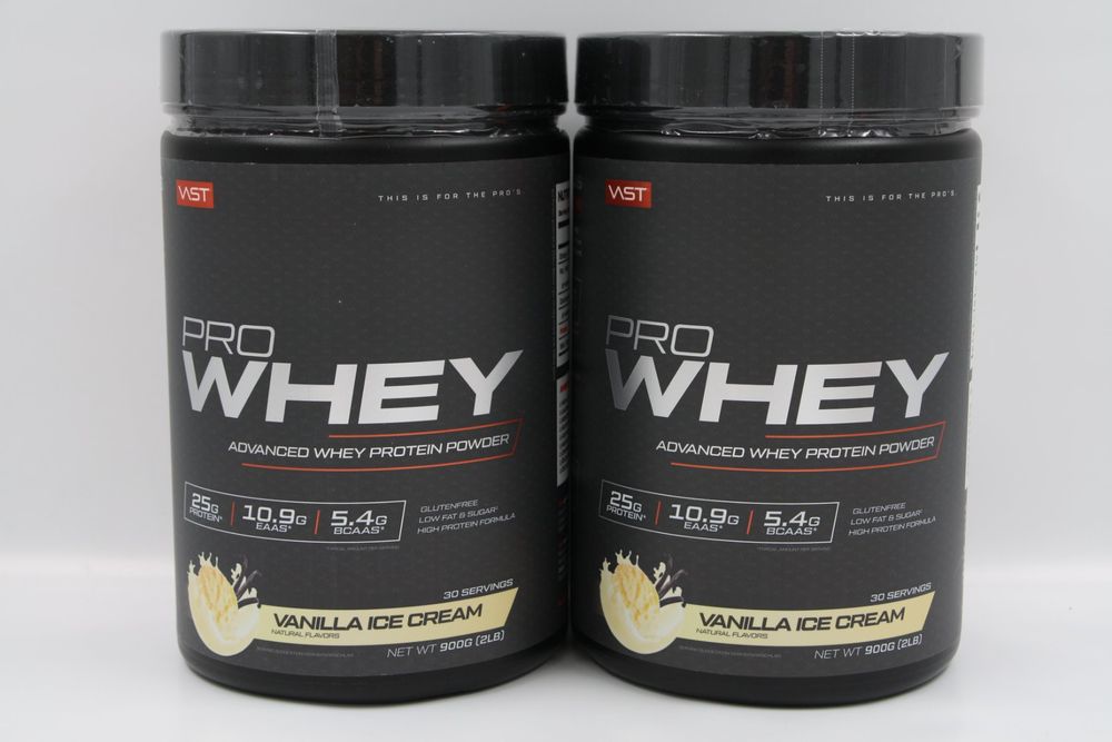 2x Vast Pro Whey Vanilla Ice Cream Proteinpulver 24041915pl Kaufen Auf Ricardo 7265