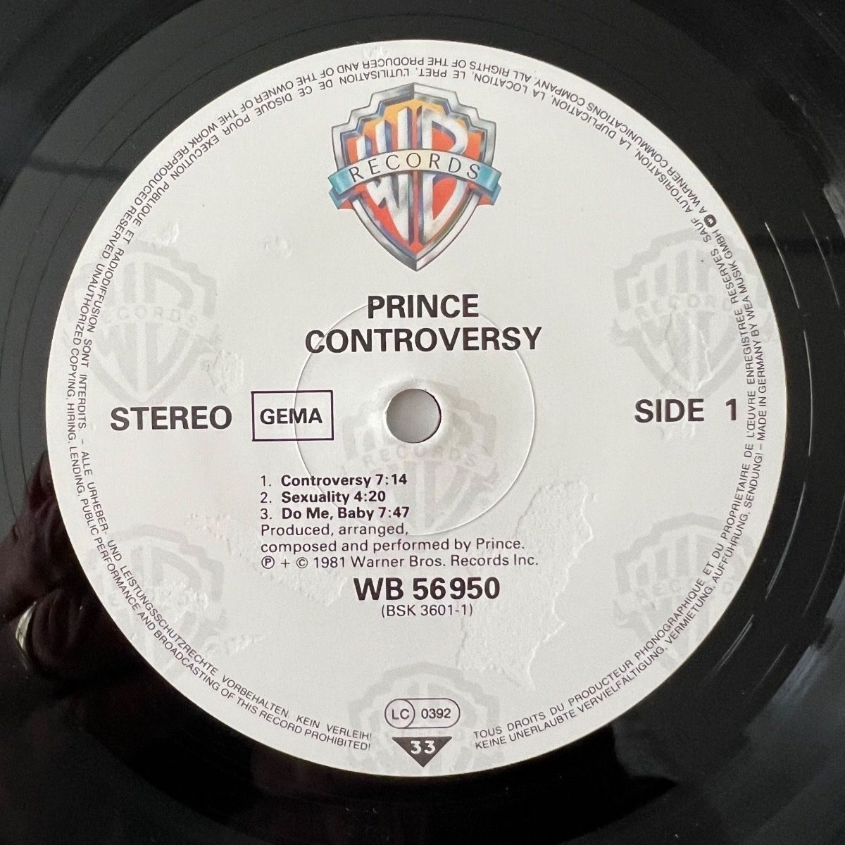 Dischi in vinile: Prince - Controversy / EU-Press. - Reissue - TOP – Usato da Gais venduto da soundcave57 2