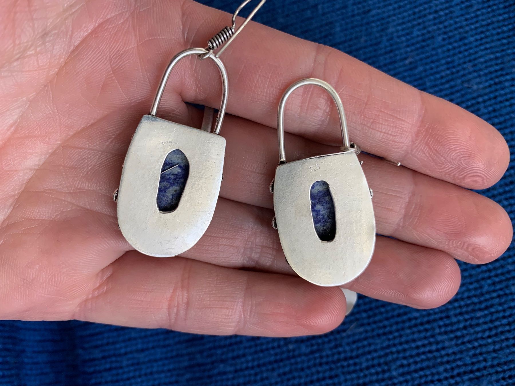 Ohrringe & -stecker: Lapislazuli Silber Ohrhänger – Neu (gemäss Beschreibung) aus Birsfelden von Exclusivity 3