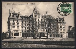 AK Ouchy-Lausanne, Royal-Hotel, 1911