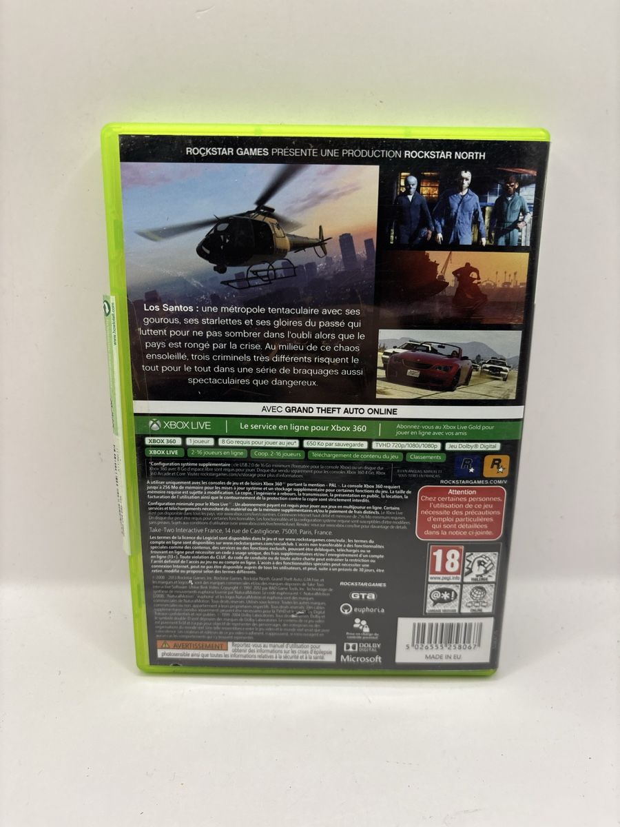 Jeux: GTA V Xbox360 – D'occasion à Genève par sho_67qj 1