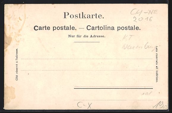 Ansichtskarten: AK Cortaillod, Rue du Milieu – Gebraucht aus Berlin von bartko-reher 1