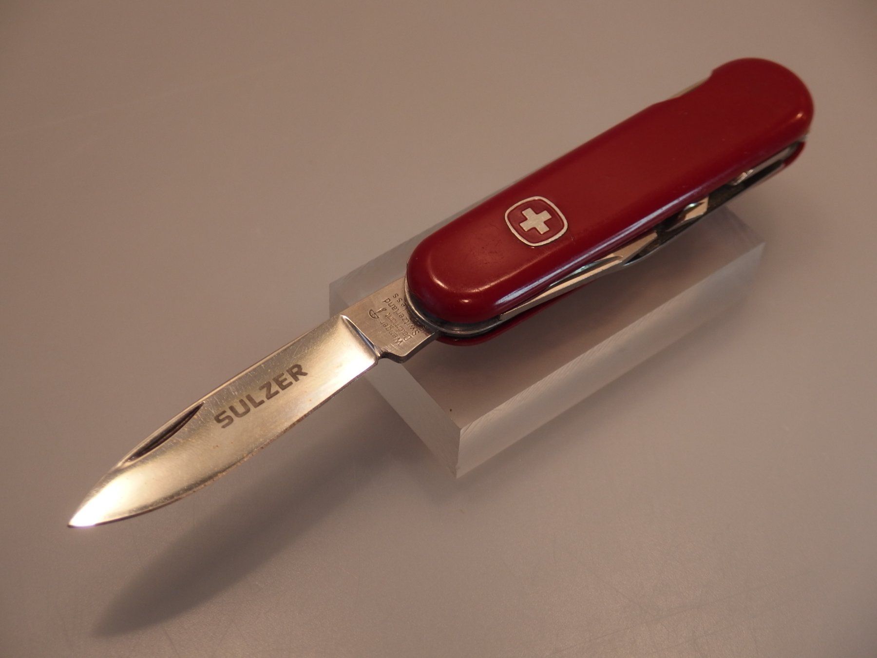 Armi bianche: Taschenmesser Wenger mit Sulzer Logo – Usato da Gwatt (Thun) venduto da Nocturnal_99 1