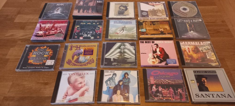 CD Sammlung Beatles, AC DC, Led Zeppelin, Chuck Berry usw. (Gebraucht ...