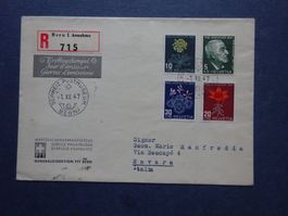 1947 Pro Juventute FDC