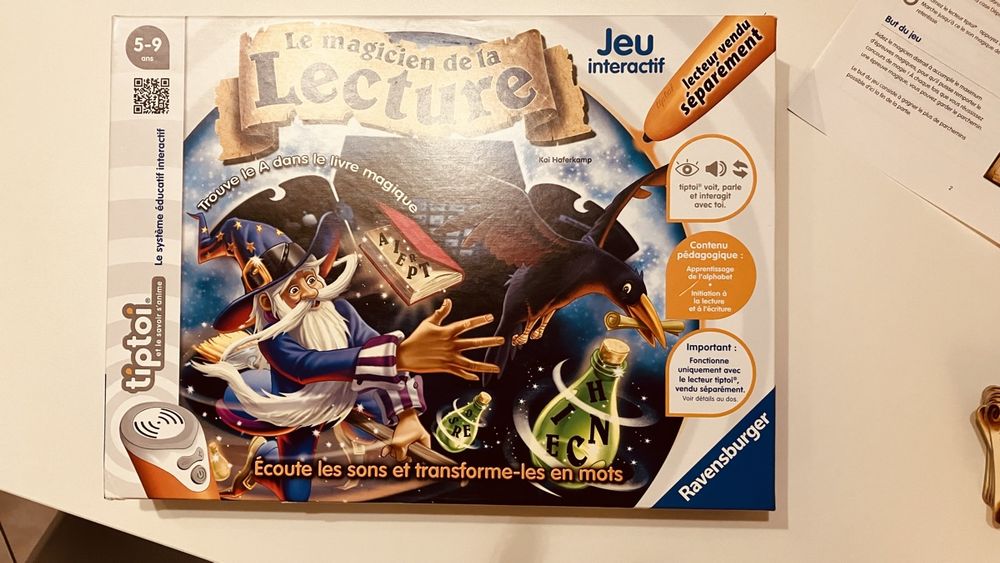 Jeu Tiptoi Le magicien de la lecture Ravensburger