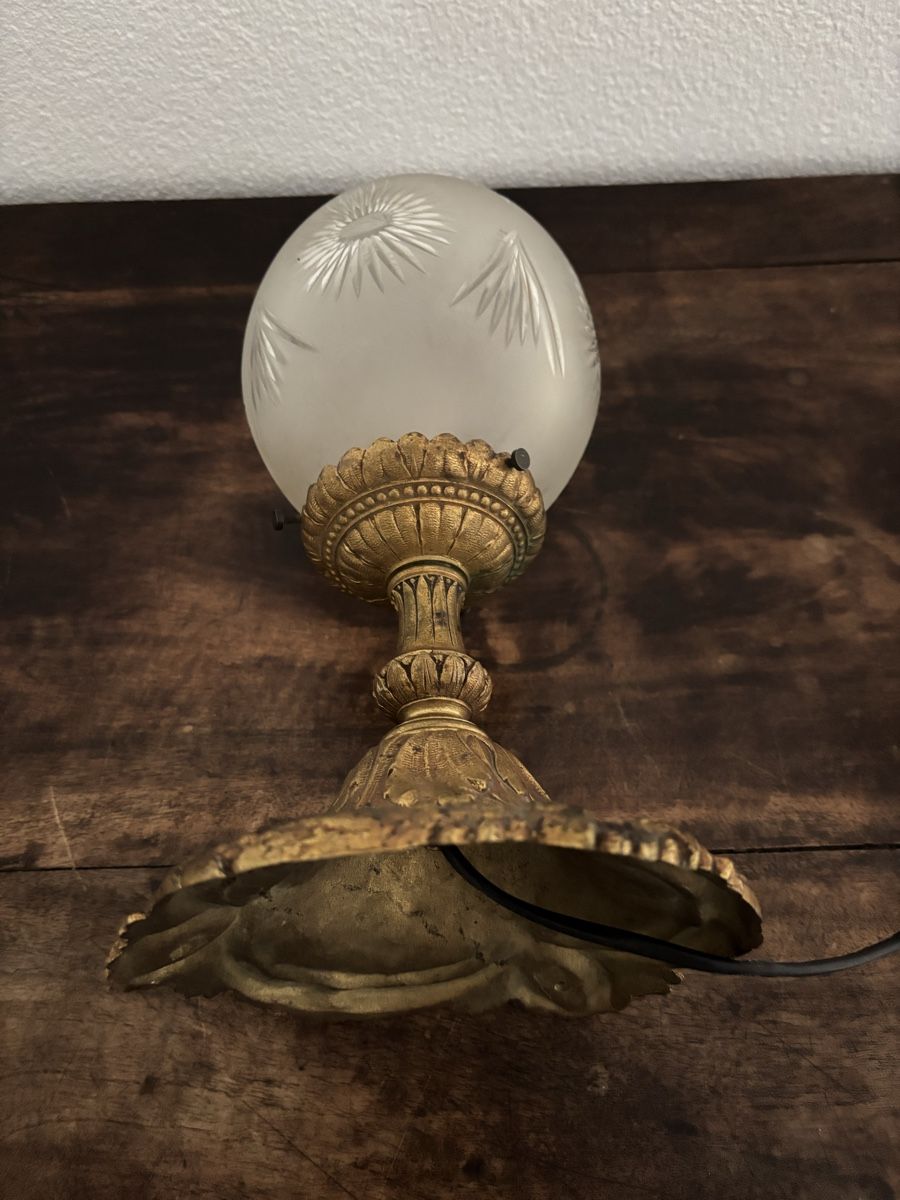 Lampadari & plafoniere: Lampe de table Art Déco verre dépoli – Usato da Cressier NE venduto da jbneuen 4