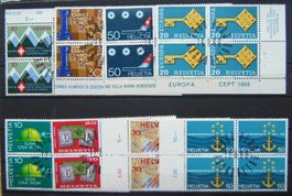 4ER-BLOCK SERIE 1968 MIT ET-STEMPEL