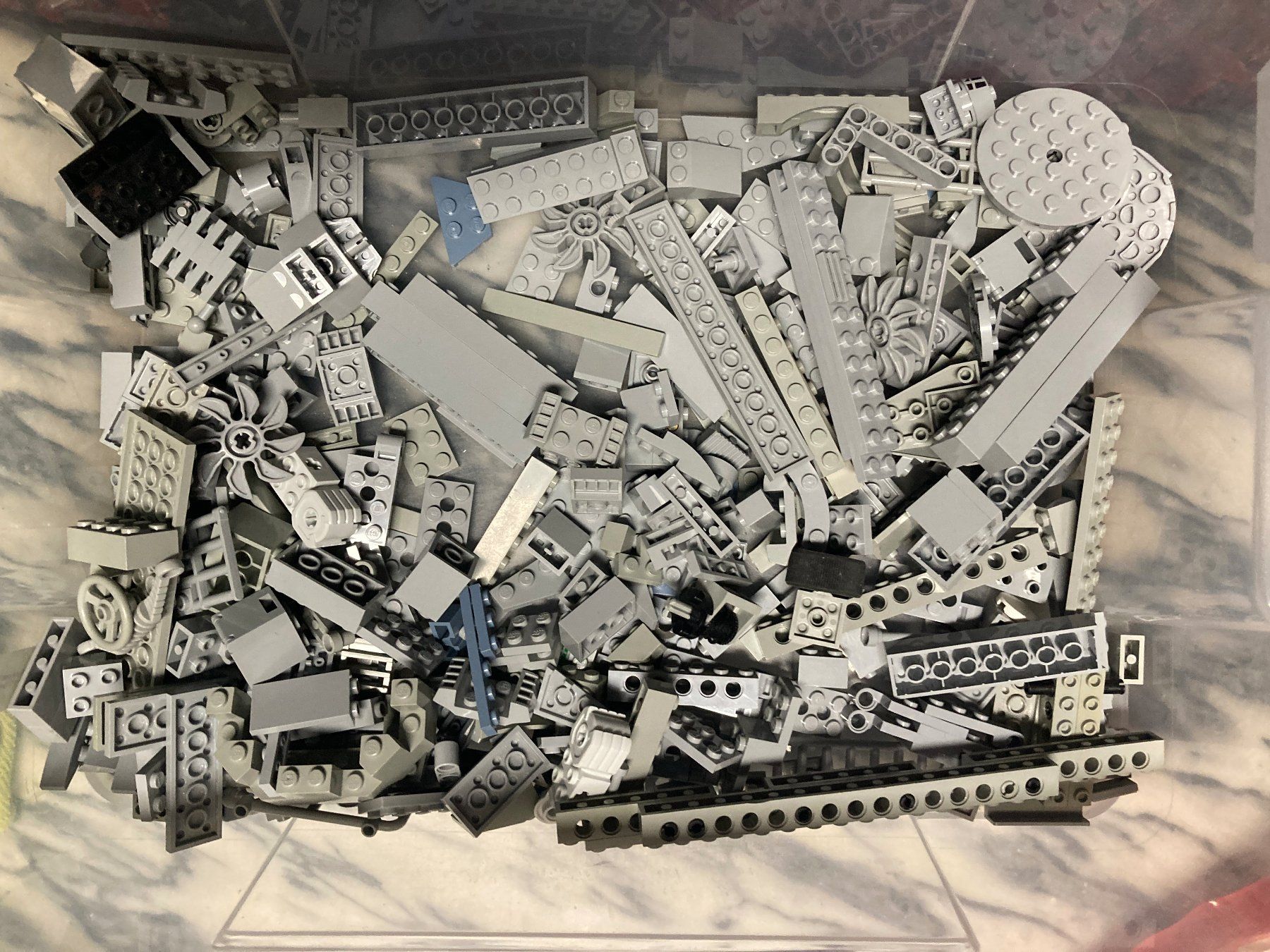 Lego Giocattoli: Lego hellgrau, 550 Gramm – Usato da Reutigen venduto da treu3006 1