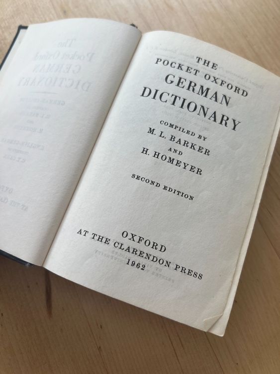 The Pocket Oxford German Dictionary Kaufen auf Ricardo