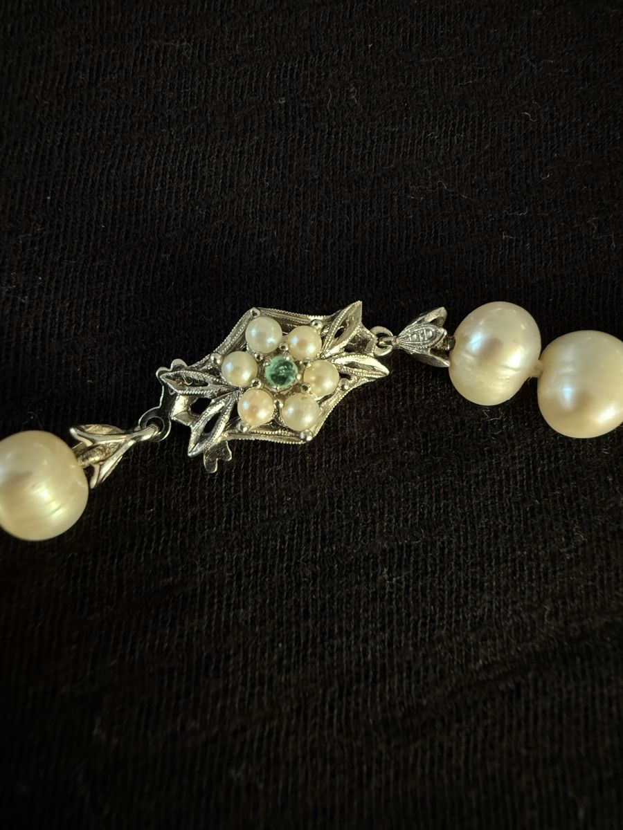 Perle (finte): Perlenkette mit Goldverschluss – Usato da Oetwil a.d. Limmat venduto da mme_2ffs 1