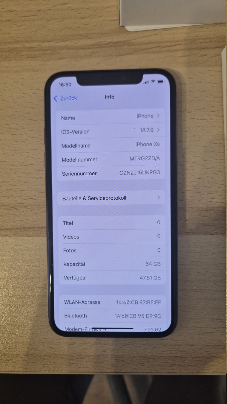 Apple Telefoni cellulari / Smartphones: iPhone XS 64GB Gold 3012 – Usato da Münchenbuchsee venduto da MV_Solutions 2