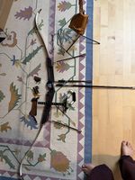 Recurve Bogen Set mit Pfeilen und Zubehör gebraucht