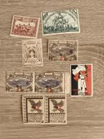 lot de16 vignettes anciennes divers