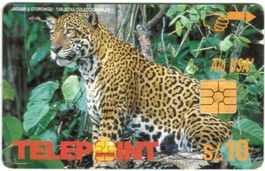 Telefonkarte Perù Jaguar