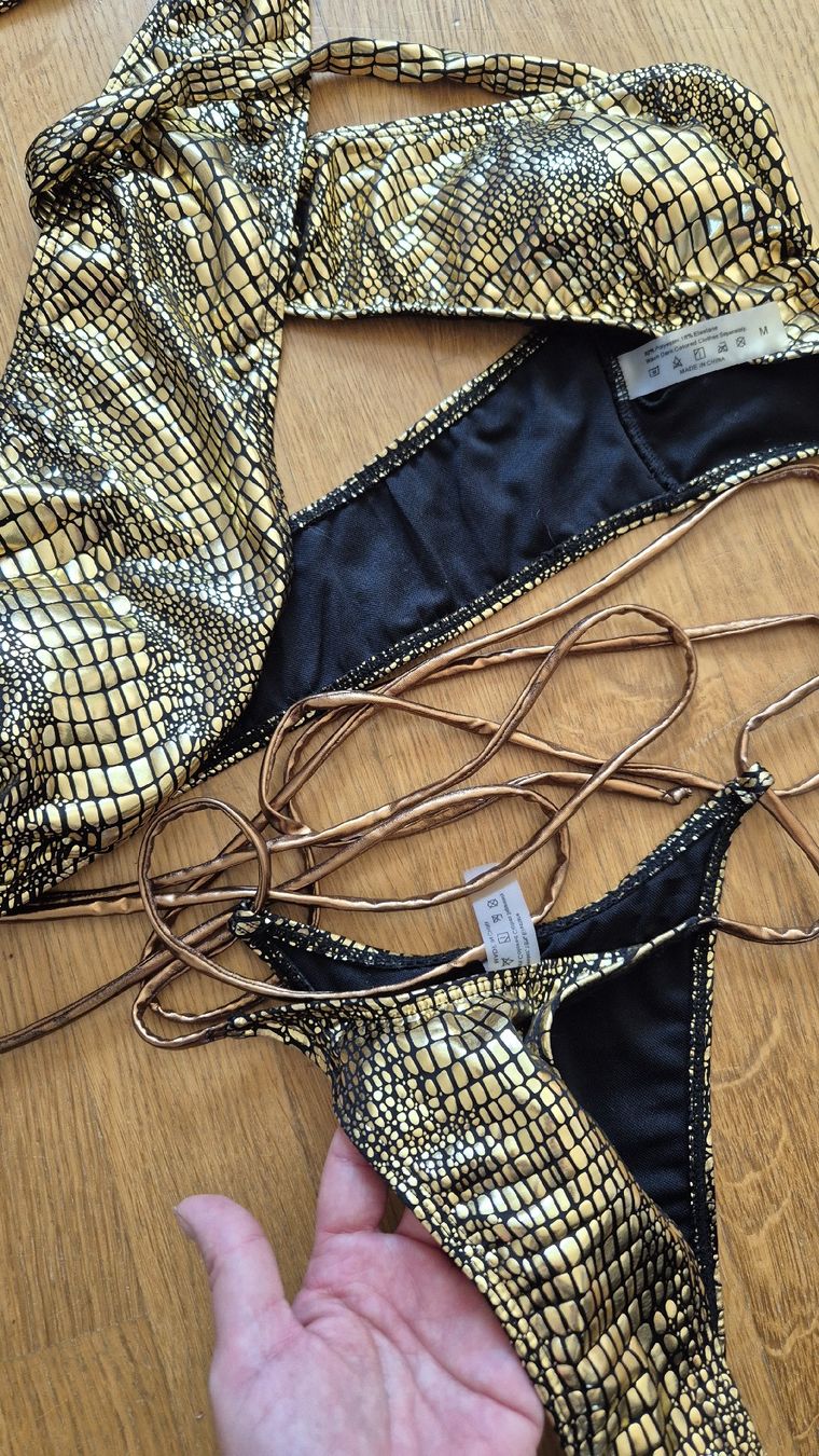 Costumi da bagno & Bikini: Gold Bikini Gr. M – Nuovo (secondo la descrizione) da Benglen venduto da Janine_25 1