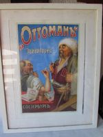 Affiche Ottoman Tabakfabrik Petersburg, vintage, encadrée