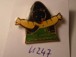 1 OLMA-Bratwurst Bärli Jubiläums Pin 50 Jahre (U247)
