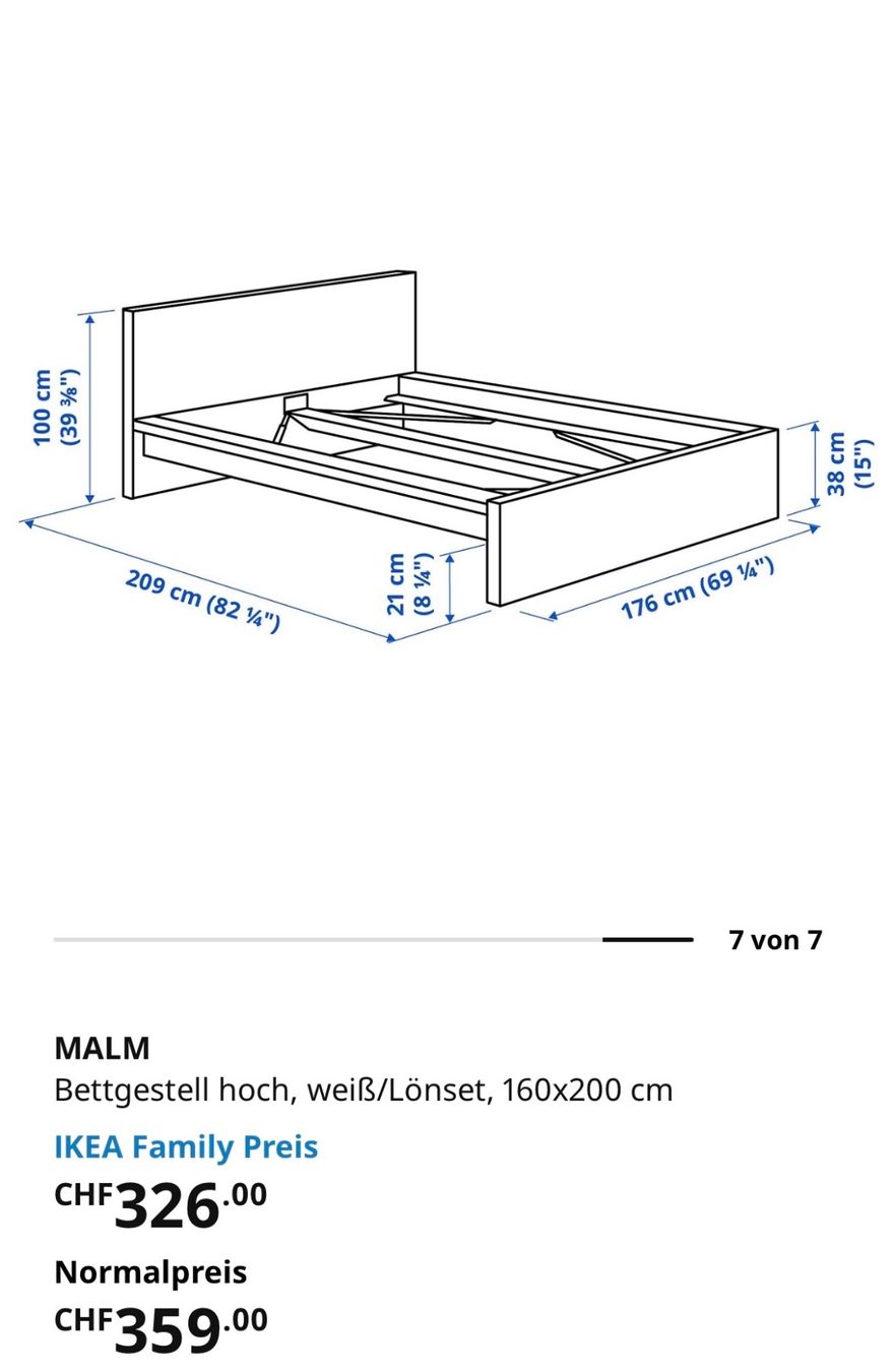 Ikea Betten: Bett Malm – Gebraucht aus Bern von c_macir 2