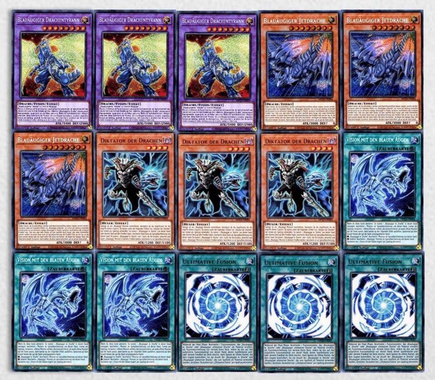 YuGiOh Blauäugiger Deck Set! Kaufen auf Ricardo