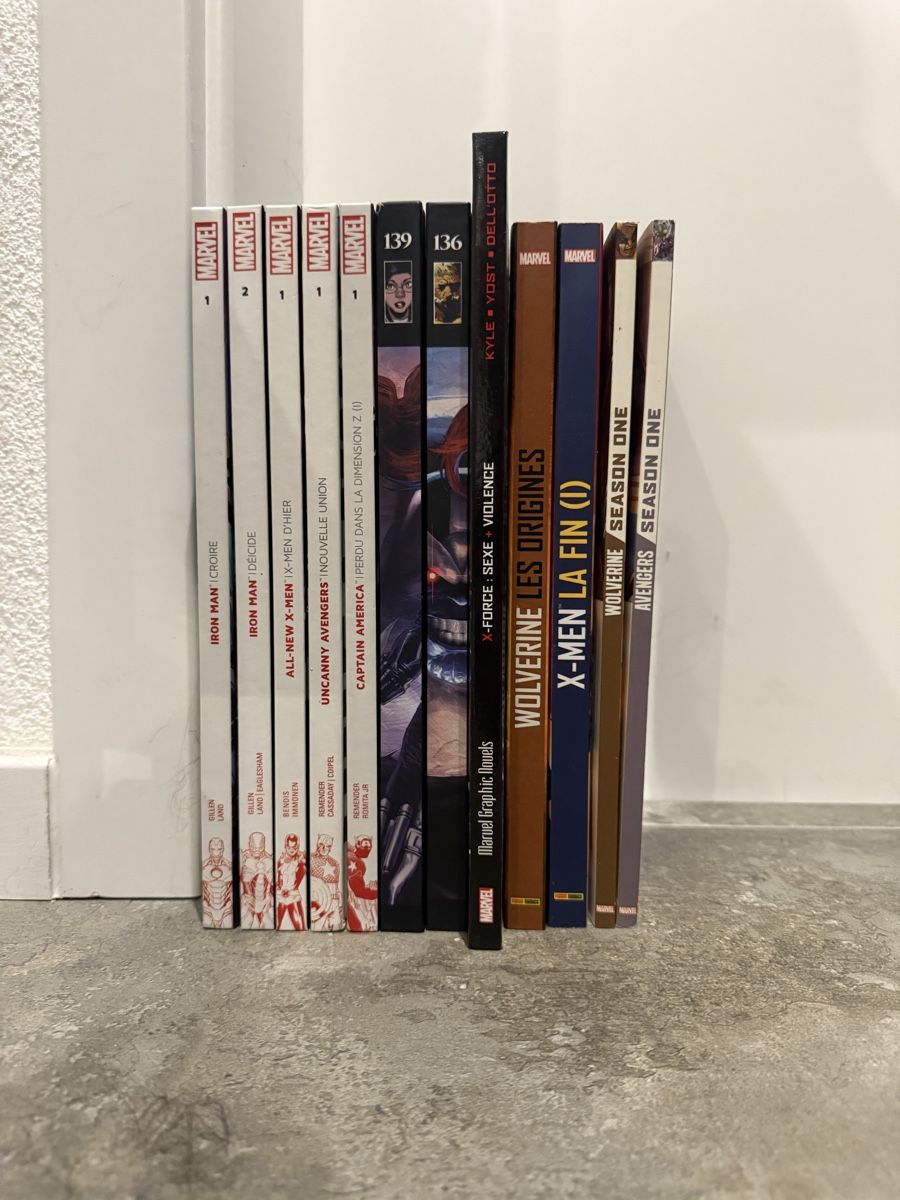 Fumetti: Gros lot 12 tomes de diver Marvel – Usato da Boudevilliers venduto da Loki007117