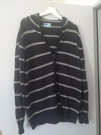 Accanto Strickjacke Kapuze gestreift Grösse XL