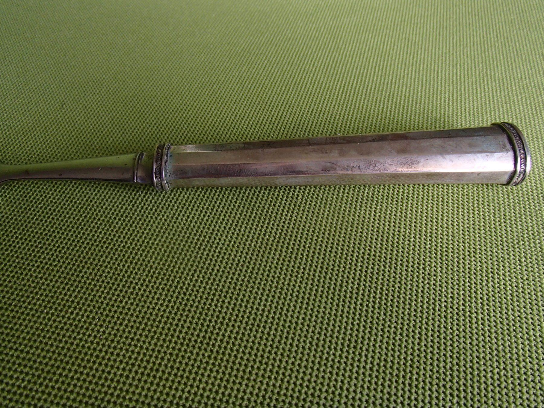 Forchette: versilberte Art Deco Fleischgabel – Usato da Schöfflisdorf venduto da pullux