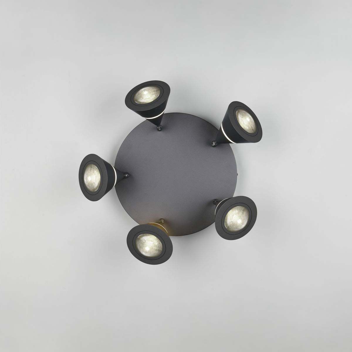Lampadari & plafoniere: LED Deckenleuchte, Schwarz, 28 cm Ø – Nuovo (secondo la descrizione) da Kreuzlingen venduto da Smart-Light 6