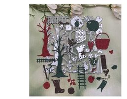 Neues grosses Stanzschablonenset Mini-Serie Herbst-Garten