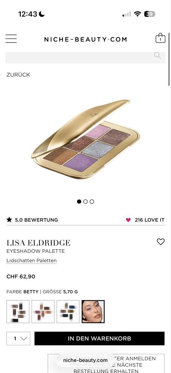 Make-up: Lisa Eldridge Eyeshadow Palette - Brand New & Authentic! – Nuovo e nell'imballaggio originale da St-Gingolph venduto da Ynatka 1