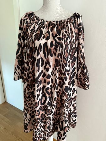 Neu Leopardenkleid Tunika gr. 44