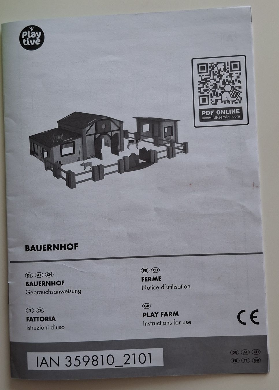 Giocattoli: Holz Bauernhof  mit Figuren – Usato da Dussnang venduto da novi02 7