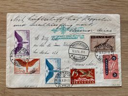 Zeppelin Brief 1931 Südamerikafahrt,  sehr hochwertig