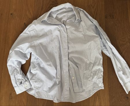 Zara Hemd mit Glitzerkragen