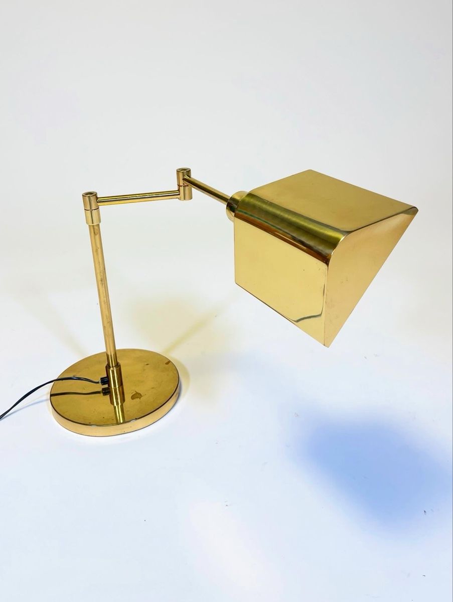 Lampes: Schreibtischlampe Messing, 1970 – D'occasion à St. Gallen par fundstaette 7