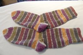 handgestrickte Socken Grösse 40/41