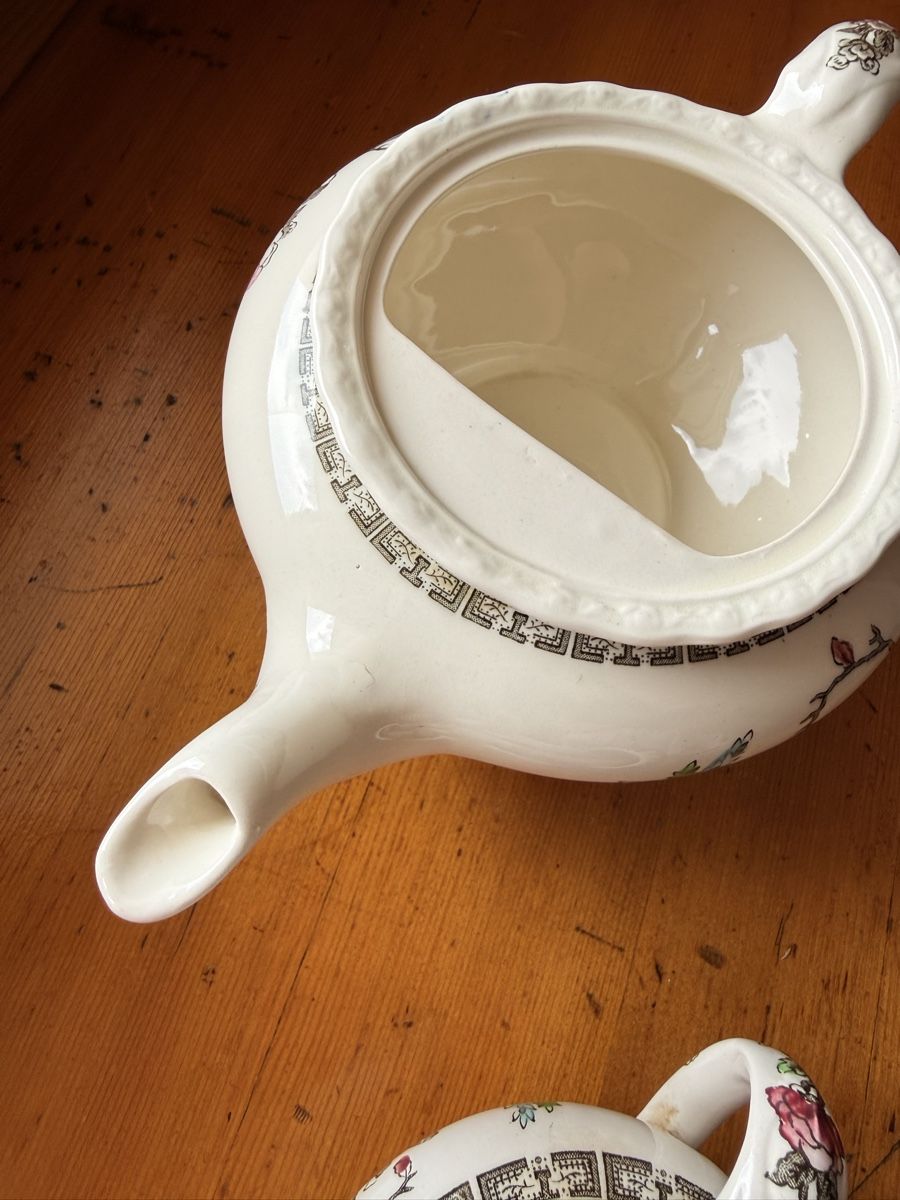 Teiere: Myott Indian Tree Creamer and Teapot Set – Usato da Le Sentier venduto da dar_hb62 6