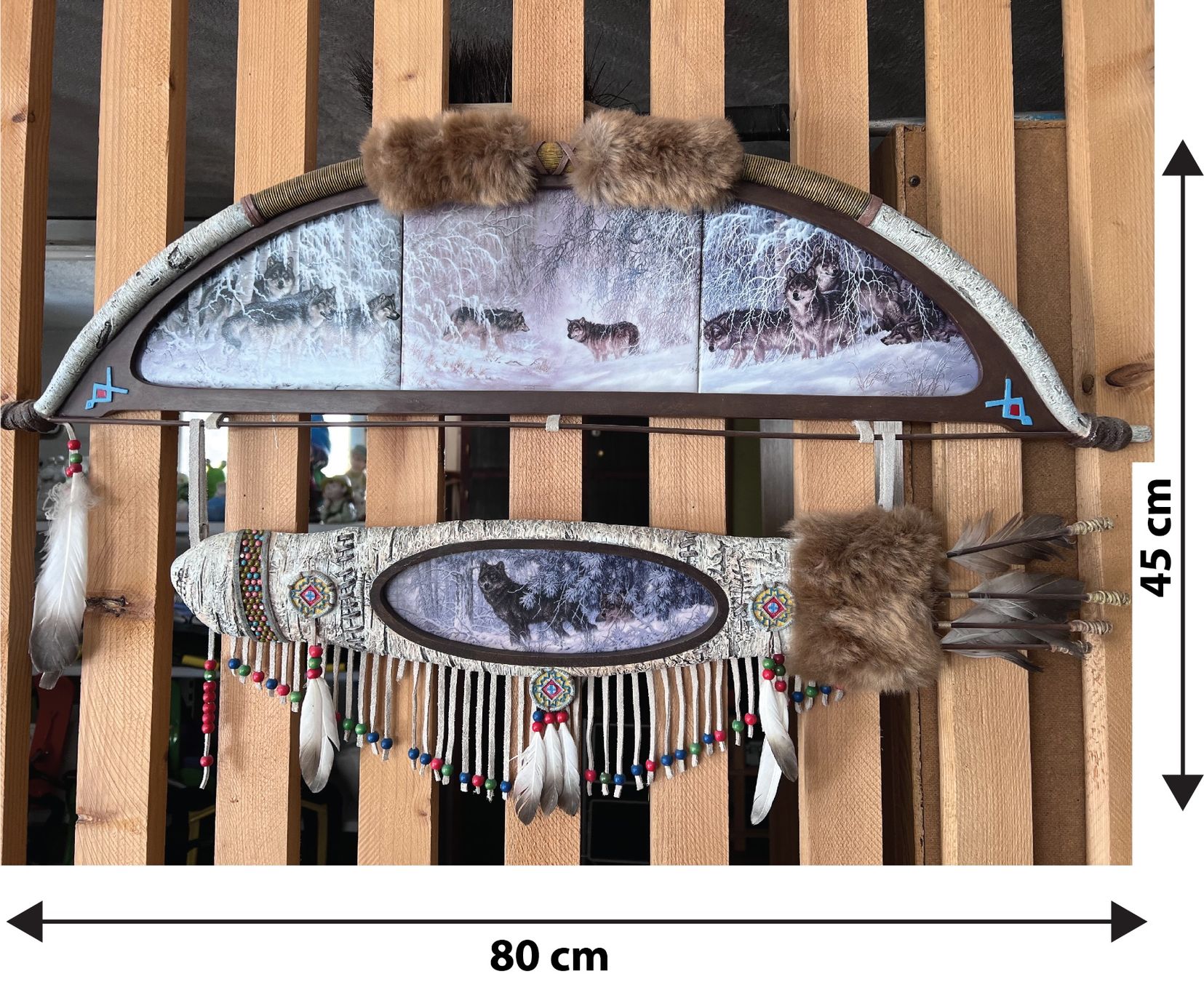 Poster & Bilder: Wolf Bild 80x45cm – Gebraucht aus Brigerbad von Walliser-1975 3