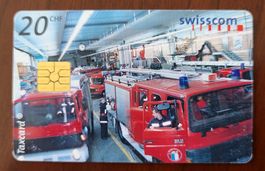Telefonkarte TaxCard Swisscom Feuerwehr Luzern 2000