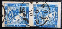 Österreich Kat. 6 gest. 1851 Kat. 300 Euro Merkur